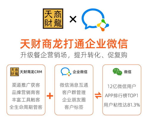 天财商龙打通企业微信，助力餐饮企业玩转社群营销与食品销售